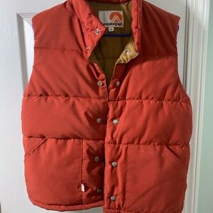 Himalayan Men's Puffer Vest - Orange